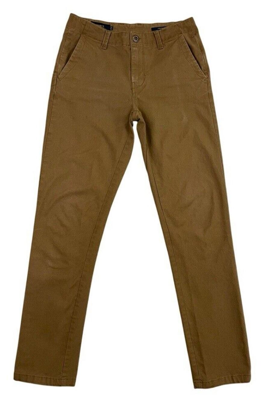 Roark Chino Pants Mens 28 Tan Porter HD Straight Fit Stretch Travel Outdoor